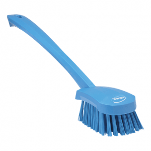 Vikan 41863 Washing Brush with long handle 415 mm Hard Blue