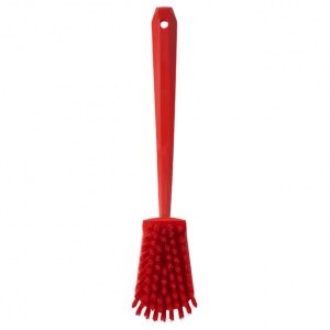 Vikan 41864 Washing Brush with long handle 415 mm Hard Red