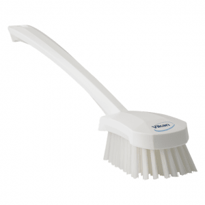 Vikan 41865 Washing Brush with long handle 415 mm Hard White