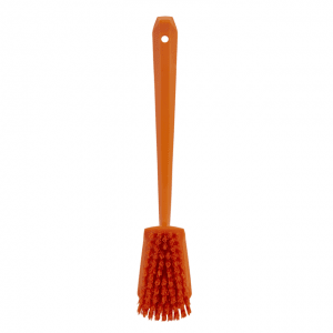 Vikan 41867 Washing Brush with long handle 415 mm Hard Orange
