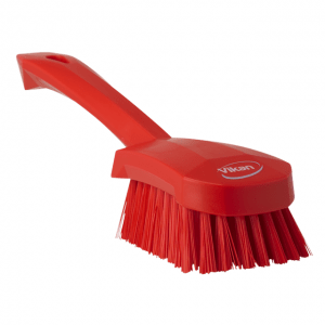 Vikan 41924 Washing Brush w/short Handle 270 mm Red