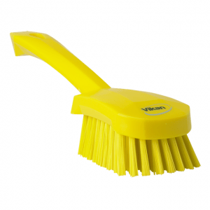 Vikan 41926 Washing Brush w/short Handle 270 mm Yellow