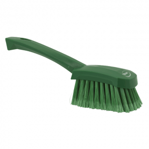 Vikan 41942 Washing Brush with short handle 270 mm Soft/split Green