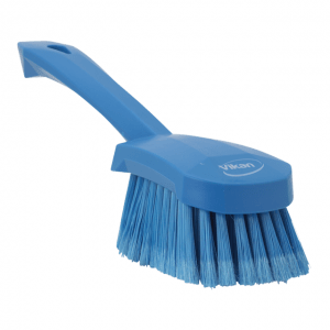 Vikan 41943 Washing Brush with short handle 270 mm Soft/split Blue