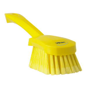 Vikan 41946 Washing Brush with short handle 270 mm Soft/split Yellow