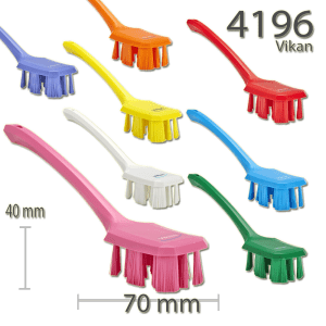Vikan 4196 UST Hand Brush w/long Handle 395 mm Hard