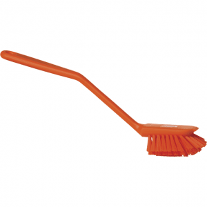 Vikan 42377 Dish Brush with scraping edge 280 mm Medium Orange