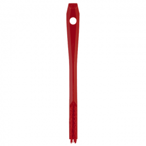 Vikan 44014 Detail Brush 205 mm Very hard Red