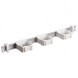 Toolflex One 54 cm Rail with 3 x P-01 Holder - WHITE