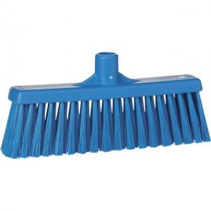 Vikan 31663 Broom w/ Straight Neck 310 mm Medium Blue