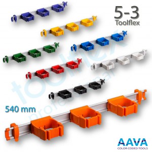 Toolflex One 54 cm Rail with 3 x P-01 Holder