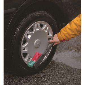 Vikan 522252 Vehicle Brush w/Long Handle 420 mm Soft/split Black