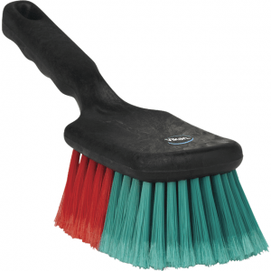 Vikan 522752 Vehicle Brush w/Short Handle 275 mm Soft/split Black