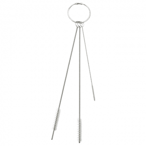 Vikan 53625 Cleaning set w/3 Brushes Ø2 Ø5 Ø6 mm Soft White