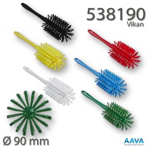 Vikan 538190 Pipe Brush w/handle one piece  Ø90 mm Medium