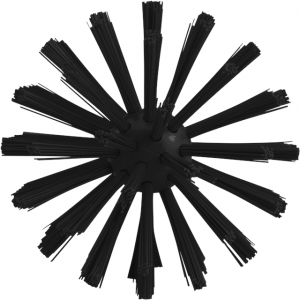 Vikan 5381909 Pipe Brush w/handle one piece  Ø90 mm Medium Black