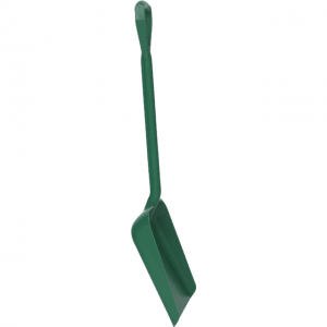 Vikan 56232 One Piece Shovel D Grip 379 x 345 x 90 mm 1035 mm Green