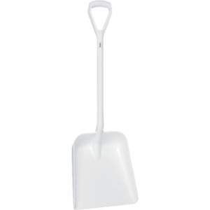 Vikan 56235 One Piece Shovel D Grip 379 x 345 x 90 mm 1035 mm White