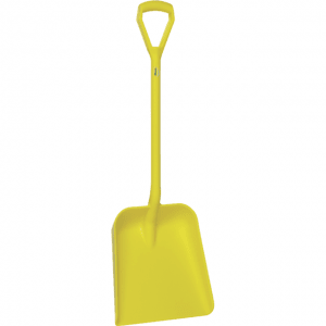 Vikan 56236 One Piece Shovel D Grip 379 x 345 x 90 mm 1035 mm Yellow