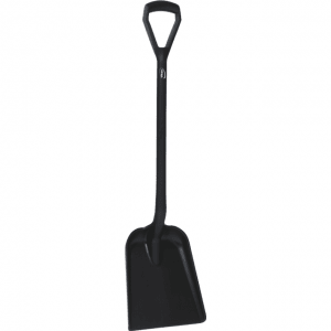Vikan 56259 One Piece Shovel D Grip 327 x 271 x 50 mm 1040 mm Black