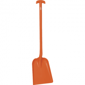 Vikan 56317 One Piece Shovel T Grip 327 x 271 x 50 mm 1035 mm Orange