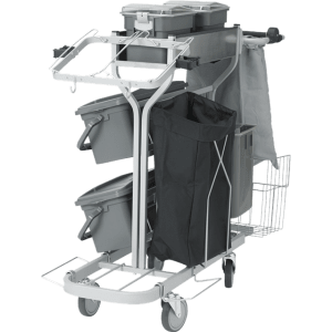 Vikan 580311 Compact Cleaning Trolley Plus  40 cm Grey