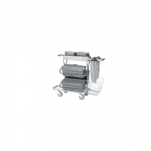 Vikan 580314 Compact Cleaning Trolley  40 cm Grey