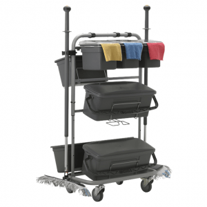 Vikan 580410 Slimliner Cleaning Trolley 40 cm Grey