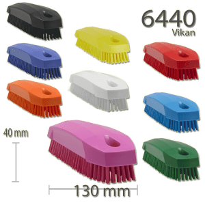 Vikan - 525452 Brosse voiture passage d'eau 360 mm Souples/fleurées Noir -  AAVA Color Coded Tools