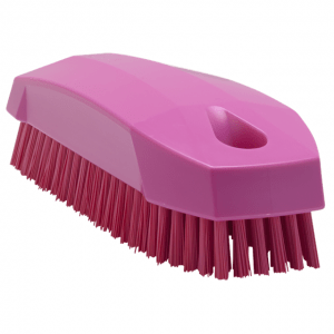 Vikan 64401 Hand Brush S / Nailbrush 130 mm Hard Pink