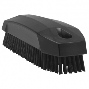 Vikan 64409 Hand Brush S / Nailbrush 130 mm Hard Black