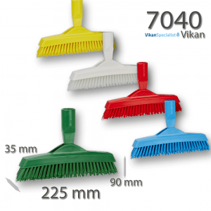 Vikan 41853 Brosse de Nettoyage Fine à Manche Long 420 mm Dur Bleu – AAVA  Color Coded Tools