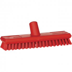 Vikan 70414 Deck Scrub waterfed 270 mm Very hard Red