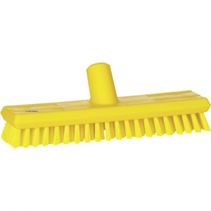 Vikan 70416 Deck Scrub waterfed 270 mm Very hard Yellow