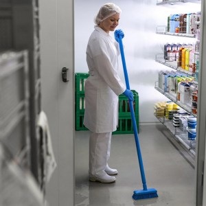 Vikan 7042 Compact Wall/Deck Scrub 225 mm Hard