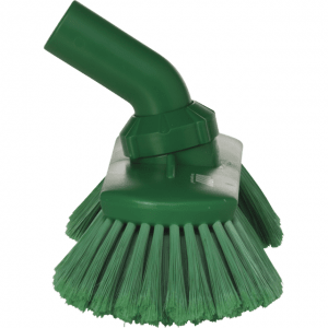 Vikan 70672 Washing Brush with Angle adjustment waterfed 240 mm Soft/split Green