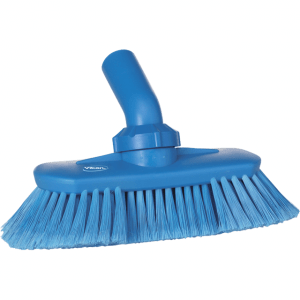 Vikan 70673 Washing Brush with Angle adjustment waterfed 240 mm Soft/split Blue