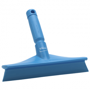 Vikan 71253 Ultra Hygiene Table Squeegee w/Mini Handle 245 mm Blue