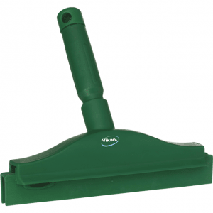 Vikan 77112 Hygienic Hand Squeegee with replacement cassette 250 mm Green