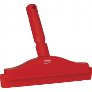 Vikan 77114 Hygienic Hand Squeegee with replacement cassette 250 mm Red