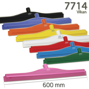 Vikan 7714 Hygienic Floor Squeegee w/replacement cassette 605 mm