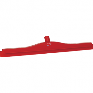 Vikan 77144 Hygienic Floor Squeegee w/replacement cassette 605 mm Red