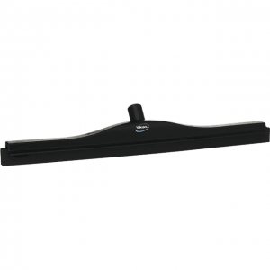 Vikan 77149 Hygienic Floor Squeegee w/replacement cassette 605 mm Black