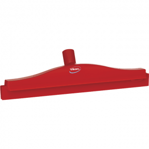 Vikan 77224 Hygienic Revolving Neck Squeegee w/replacement cassette 405 mm Red