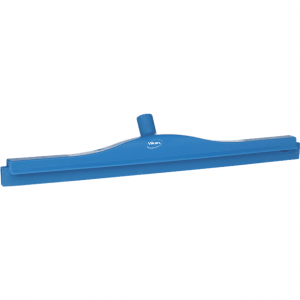 Vikan 77243 Hygienic Revolving Neck Squeegee w/replacement cassette 600 mm Blue