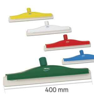 Vikan 7762 Revolving Neck Floor squeegee w/Replacement Cassette 400 mm