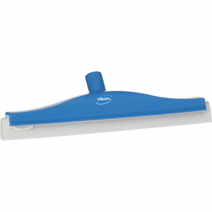 Vikan 77623 Revolving Neck Floor squeegee w/Replacement Cassette 400 mm Blue