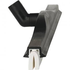 Vikan 77649 Revolving Neck Floor squeegee w/Replacement Cassette 600 mm Black