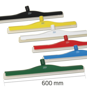 Vikan 7764 Revolving Neck Floor squeegee w/Replacement Cassette 600 mm