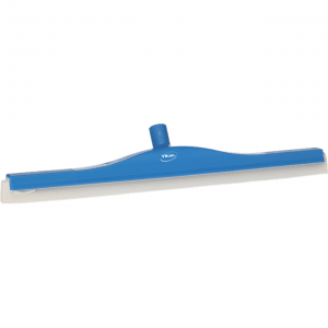 Vikan 77643 Revolving Neck Floor squeegee w/Replacement Cassette 600 mm Blue